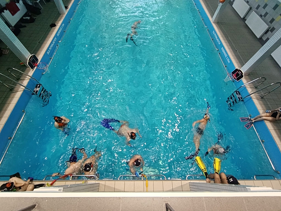 Hokej pod wodą Walenie Siemianowice Śląskie Trening 21 VI 2025